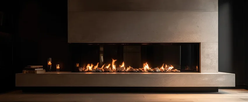 Gas Fireplace Ember Bed Design Services in Cedar Park, Texas