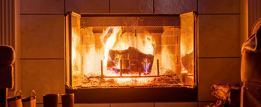 Mendota Hearth Landscape Fireplace Installation in Cedar Park, Texas