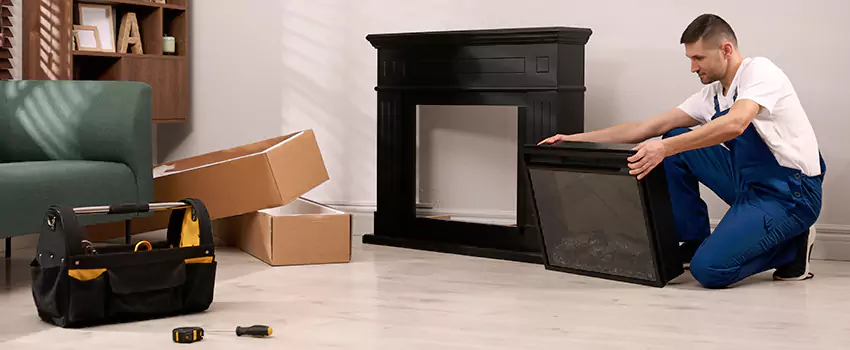 Old Rusted Metal Fireplace Repair And Replacement in Cedar Park, TX
